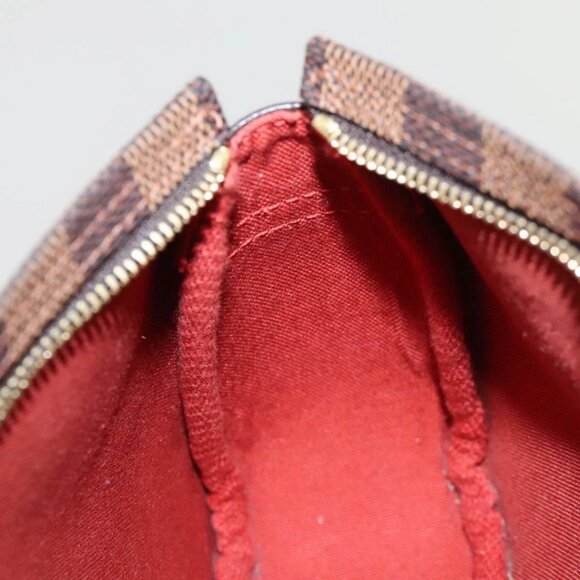 LOUIS VUITTON Damier Ebene Trousse Makeup Pouch N51982 LV Auth yk17788AM - Picture 13 of 16